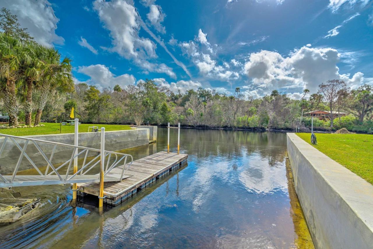 Withlacoochee River House With Dock And Kayaks! Βίλα Yankeetown Εξωτερικό φωτογραφία